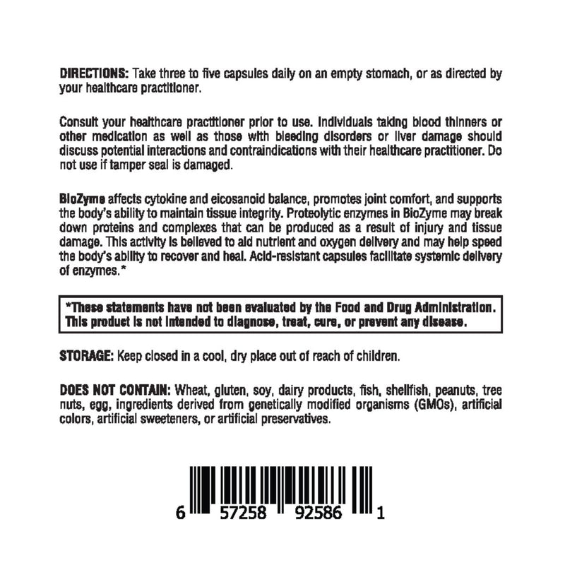 BioZyme - 100 capsules - IBSolutions Method