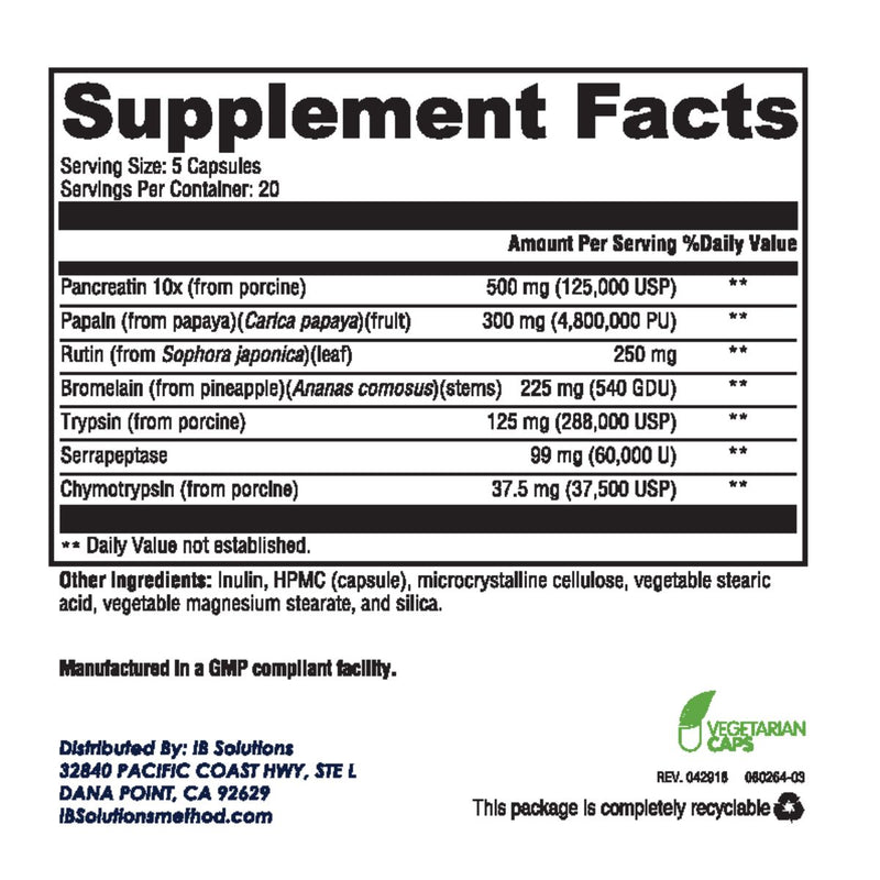 BioZyme - 100 capsules - IBSolutions Method