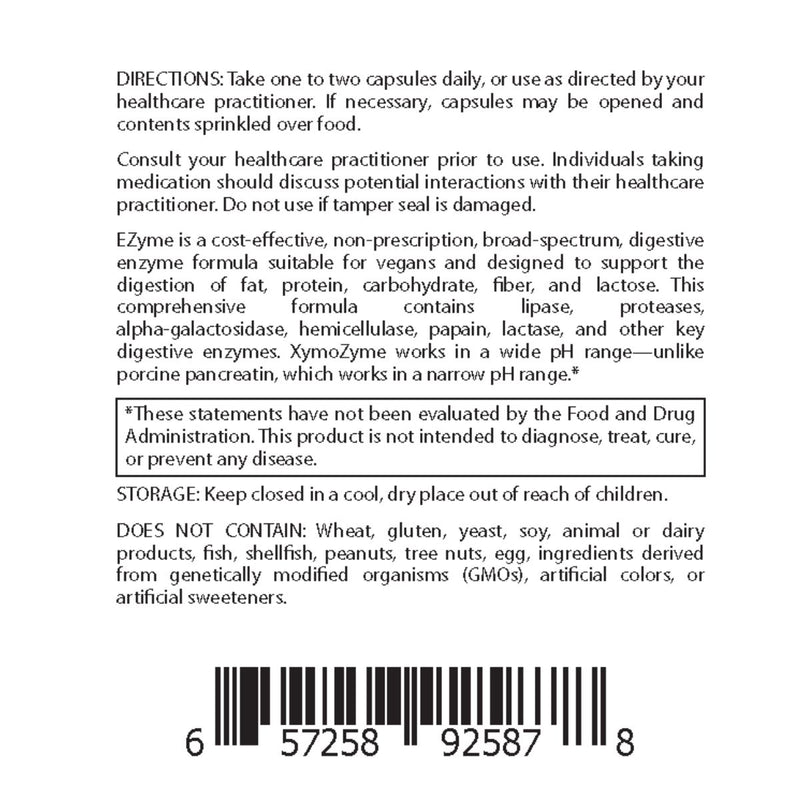 EZyme - 120 capsules - IBSolutions Method