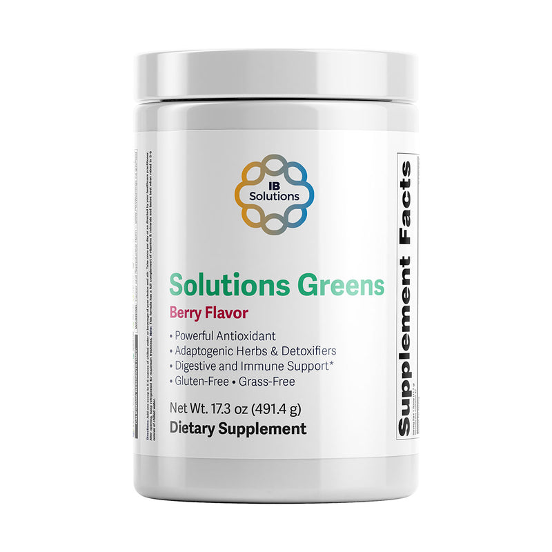Solutions Greens - Dietary Supplement - Berry Flavor - IB Solutions Method