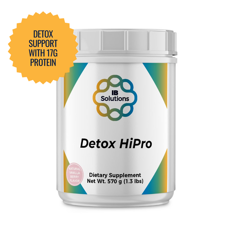 Detox HiPro - 570 g - Vanilla Berry flavored powder - IBSolutions Method